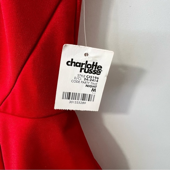 Charlotte Russe Elegant Red Sleeveless Dress - Picture 4 of 5